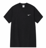STUSSY × NIKE バックプリント T シャツ ホワイト ルーズフィット - 画像 (5)