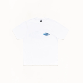 STÜSSY ステューシー WAVE OVAL ロゴ T シャツ カーキ 半袖