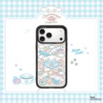 【CASETiFY】シナモロール 鏡面 透明 スマホケース 耐衝撃 レンズ 保護 TPU