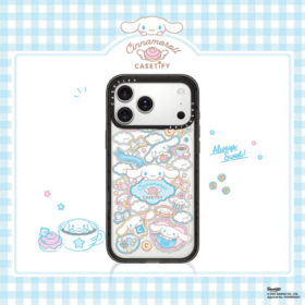 【CASETiFY】シナモロール 鏡面 透明 スマホケース 耐衝撃 レンズ 保護 TPU
