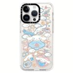 【CASETiFY】シナモロール 鏡面 透明 スマホケース 耐衝撃 レンズ 保護 TPU - 画像 (2)