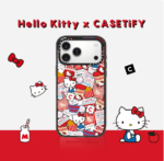 【夏の大促】CASETiFY × ハローキティ コラボ ステッカーデザイン iPhone ケース 送料無料