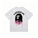 A BATHING APE × Stussy Tシャツ - 画像 (3)